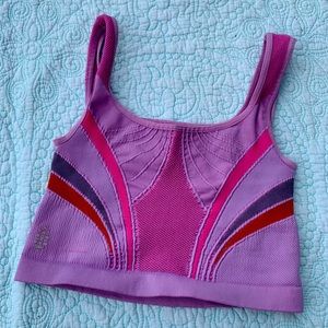 Free People Movement The Essence Ribbed Crop NWOT